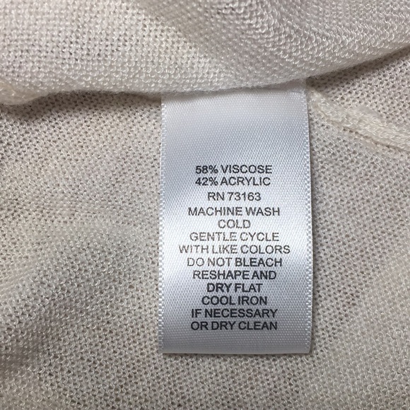 Cupio 🛍️ Beige Tunic Long Sleeve Sz L - Picture 6 of 7